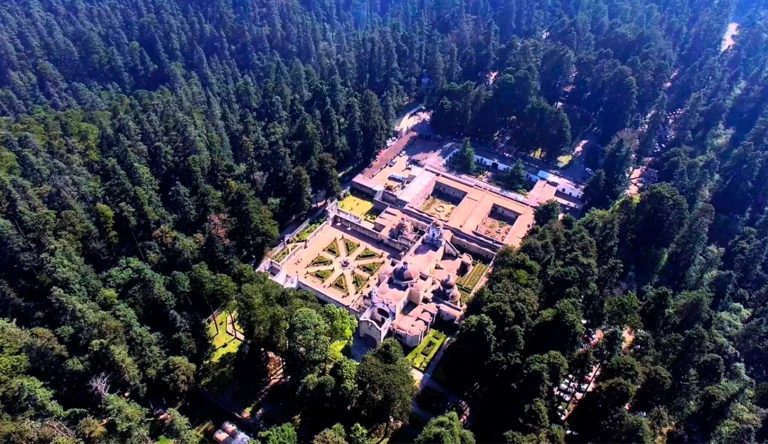 Vista aérea del Desierto de Los Leones