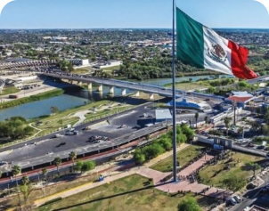 bandera de México Saltillo