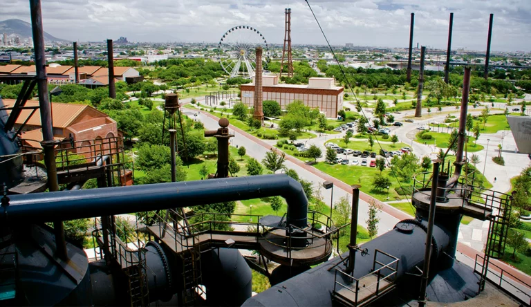 Vista panorámica del Parque Fundidora