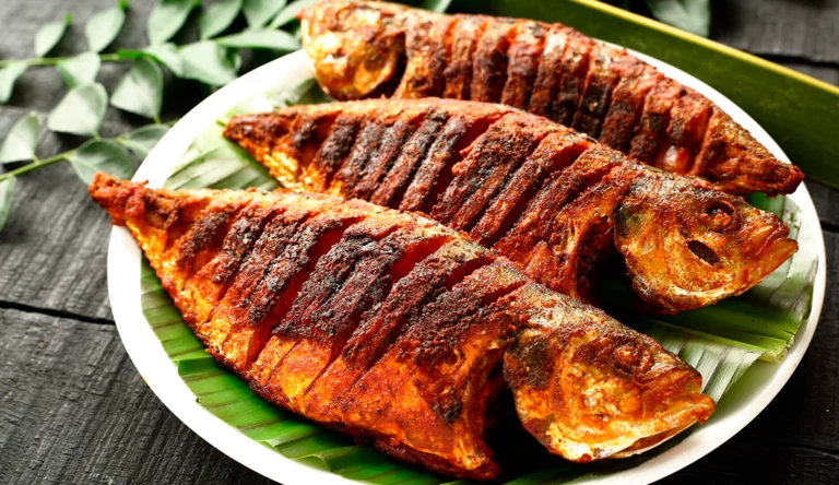 plato de pescado a la talla