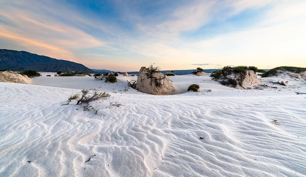 Dunas de Yeso al atardecer